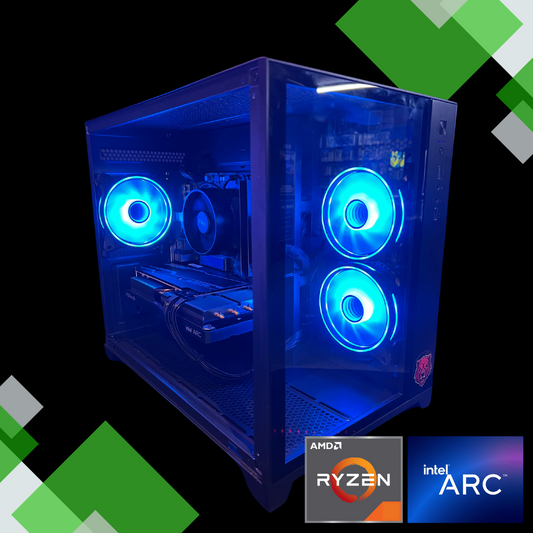 BearMetal Basics B3 - AMD Ryzen 5 4500, 16GB RAM, 1TB SSD, Arc A750 Graphics, Gaming Desktop