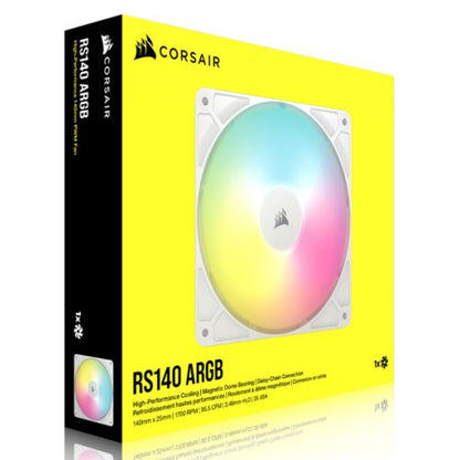 Corsair RS140 ARGB PWM 14cm White Case Fan